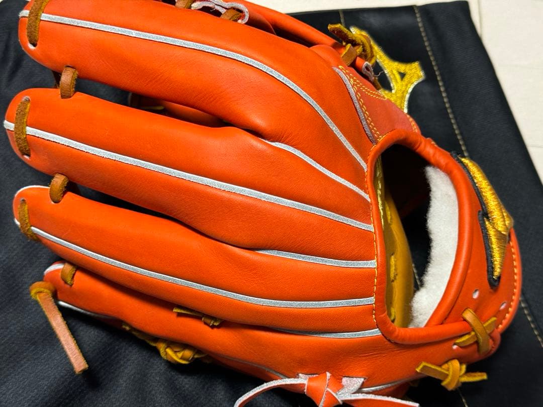 Mizuno Pro 硬式オーダーグローブ 長岡モデル+5mm 小ユニ仕様
