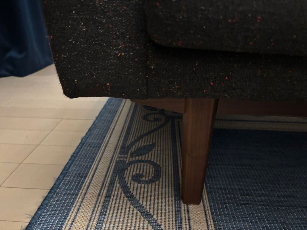 unico ウニコ ブラウン ファブリックソファ