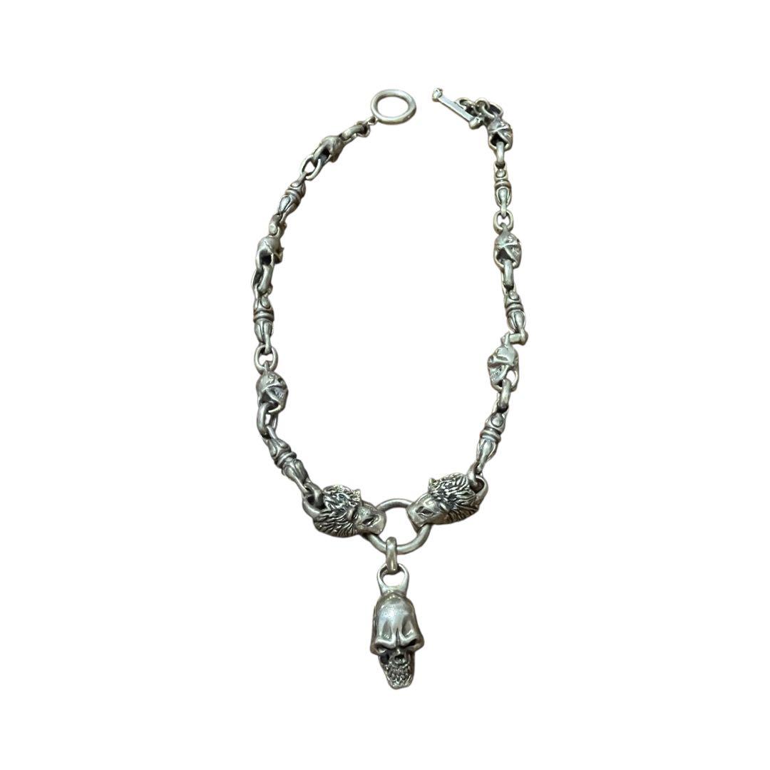 スカル　ネックレス　シルバー925