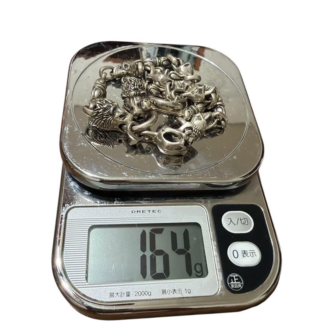 スカル　ネックレス　シルバー925