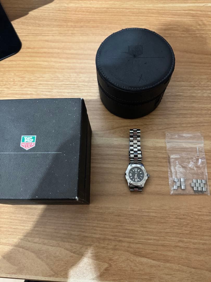 【超美品】タグホイヤー　エクスクルーシブ　WN1310ブラック文字盤　付属品有