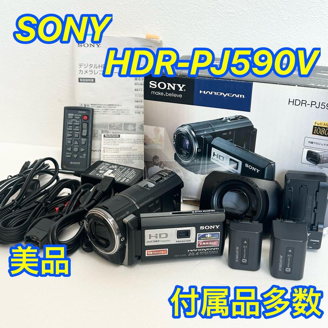 ✨美品✨付属品多数✨SONY ハンディーカム ビデオカメラ HDR-PJ590V