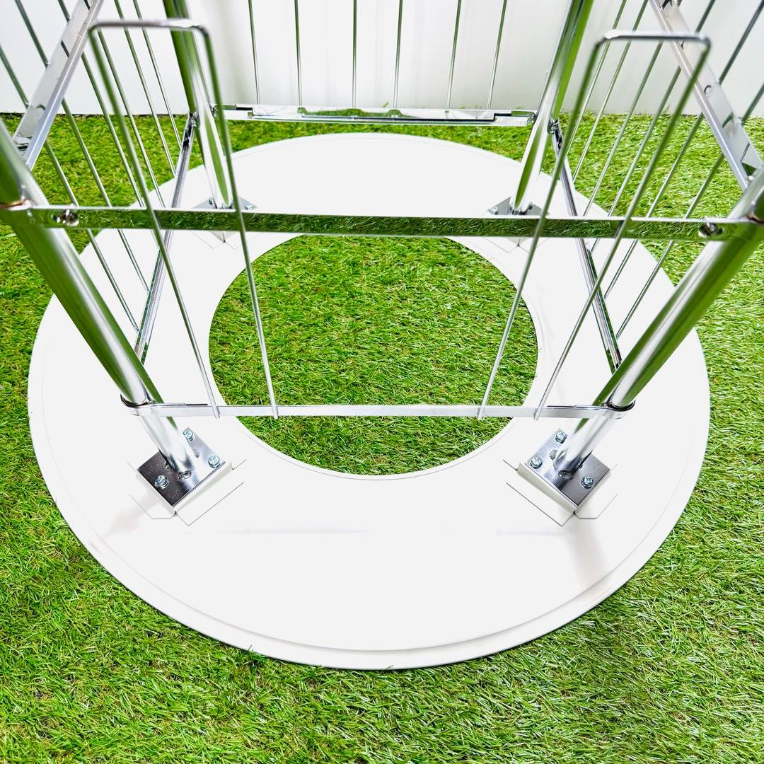 高津製作所　丸型ストーブガード　デラックス組立式　カフェテーブル サイドテーブル