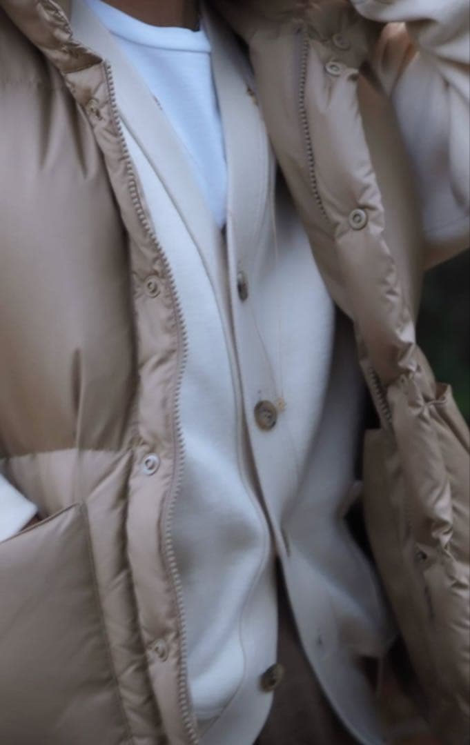 根岸さん着用 ロンハーマン パッカブルダウンベスト