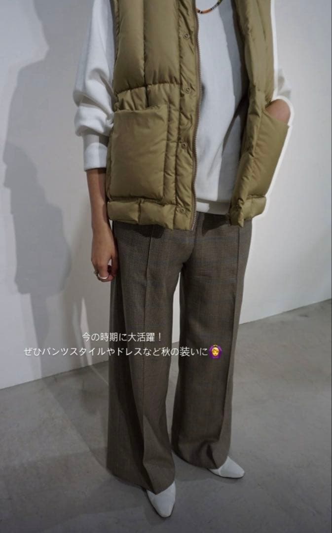 根岸さん着用 ロンハーマン パッカブルダウンベスト