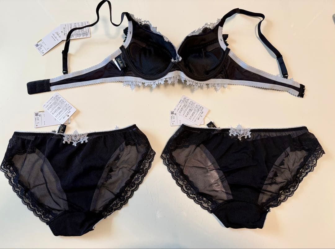 Salute サルート ワコール ブラジャー C70 ショーツM 3点セット