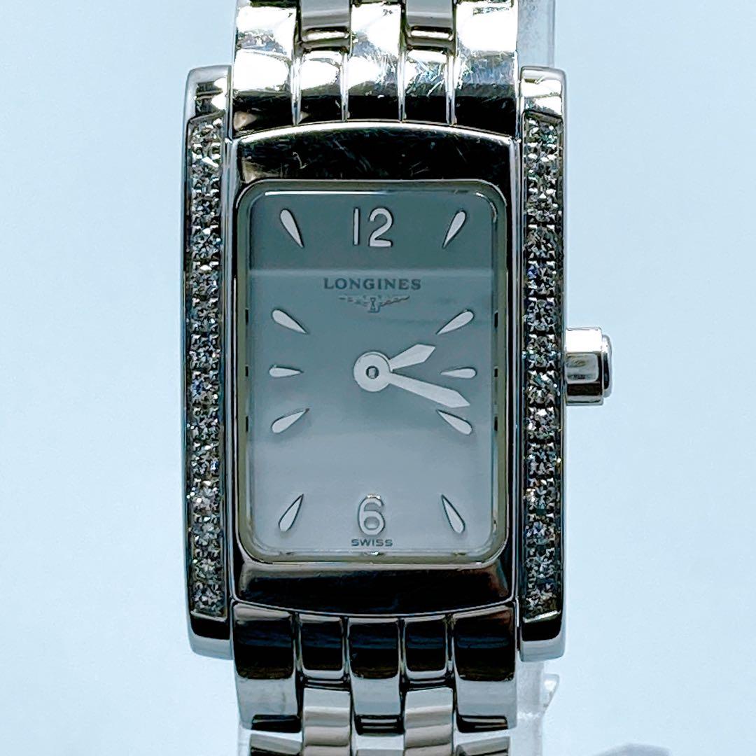 502 ロンジン　L5.158.0 ドルチェヴィータ　ダイヤベゼル　腕時計