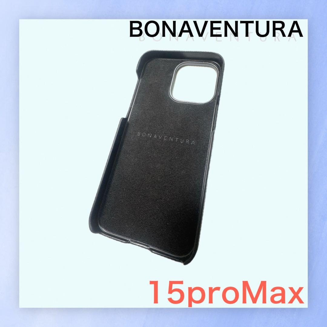 BONAVENTURA iPhone15proMax ケース ブラック 美品