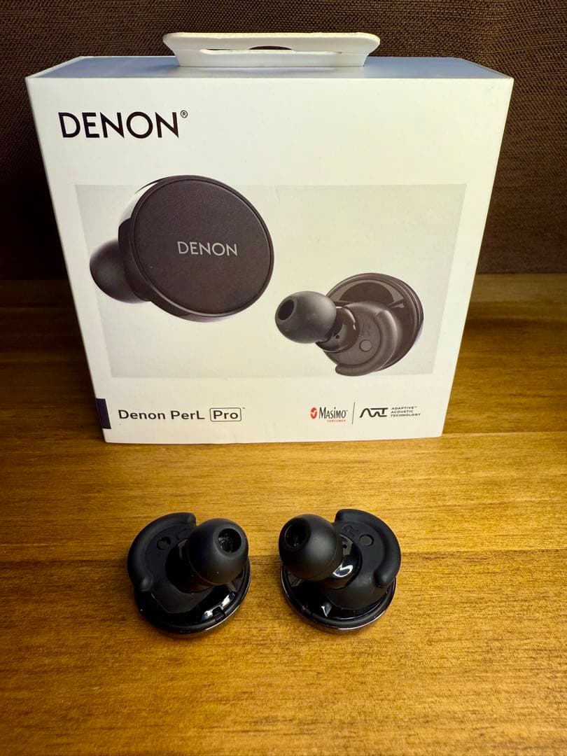 【箱あり】Denon PerL Pro イヤホン_充電ケースなし