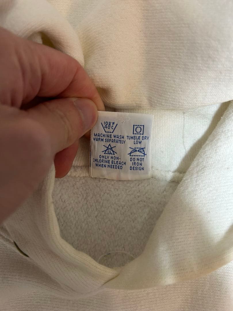 vintage 90s champion リバースウィーブ　フーディー　白