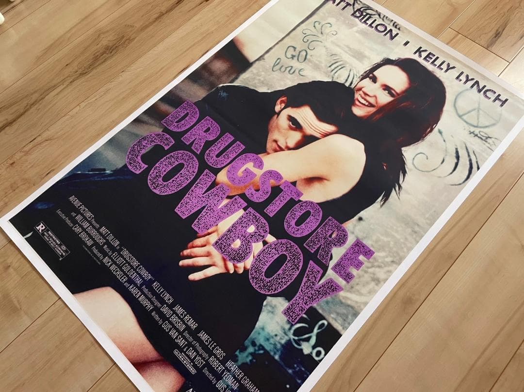 ドラッグストアカウボーイ　ポスター　映画　洋画　マットディロン　ケリーリンチ a