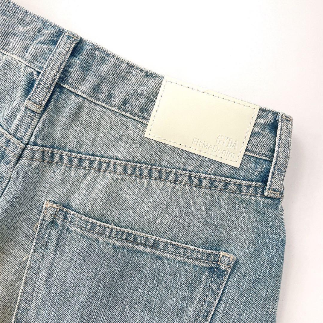 GYDA 新品 ダメージ スリット ロング デニム スカート