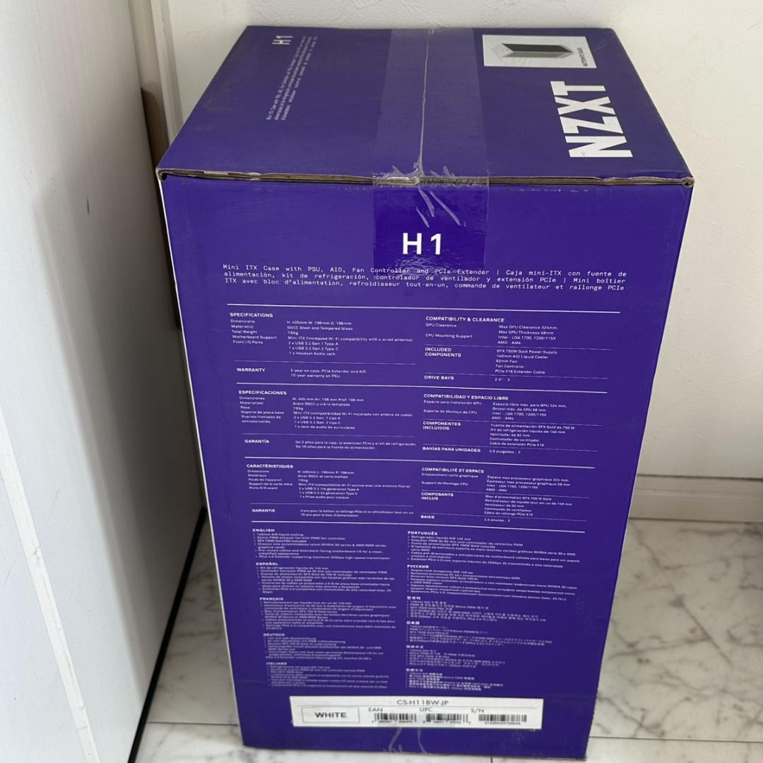 新品未開封 NZXT H1 Version2 PCケース CS-H11BW-JP