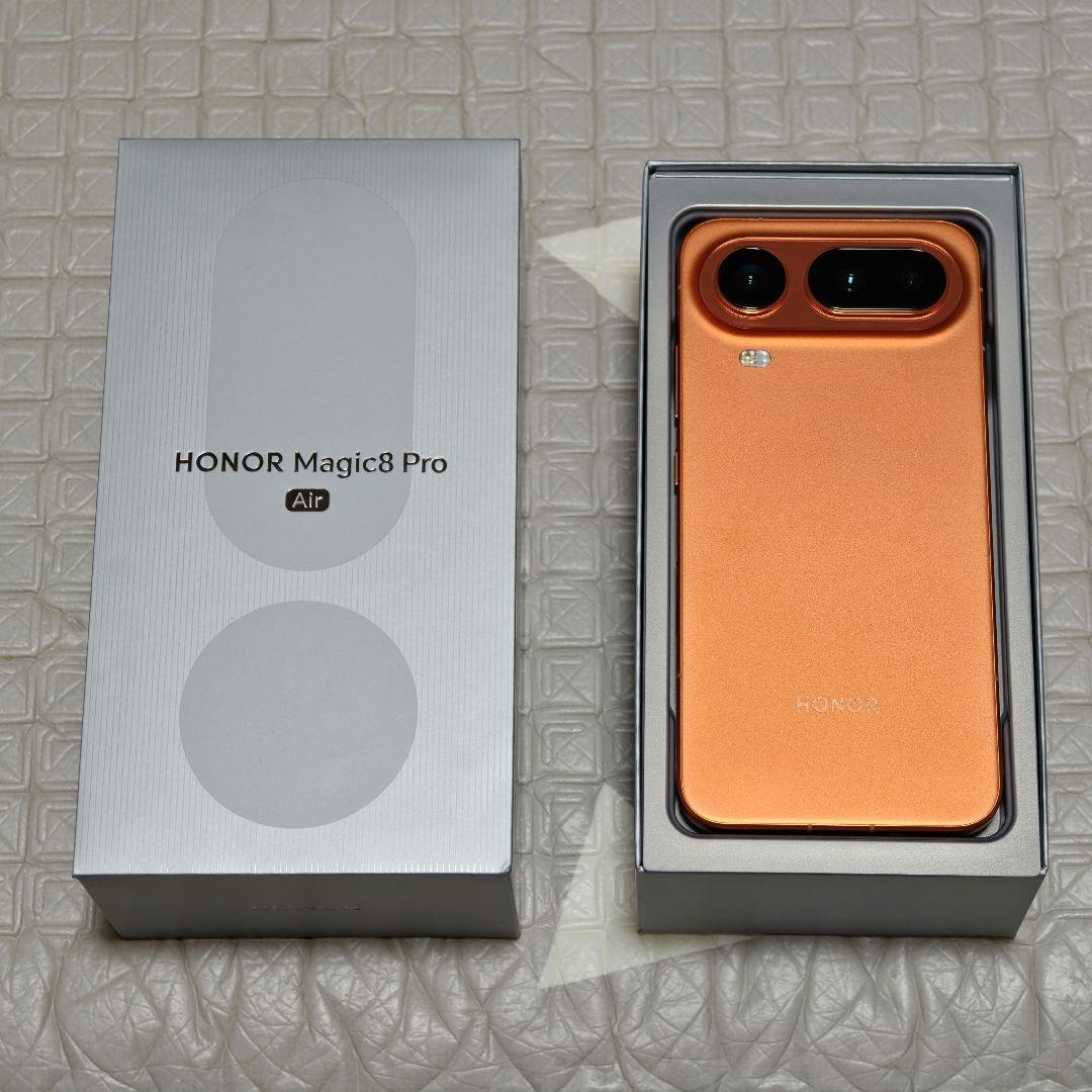 【ほぼ未使用】12/512 HONOR Magic 8 Pro Air オレンジ