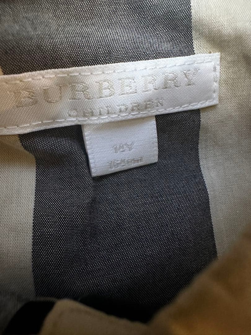 ゆ*ン様 Burberry Children チェック柄長袖ワンピース 160c