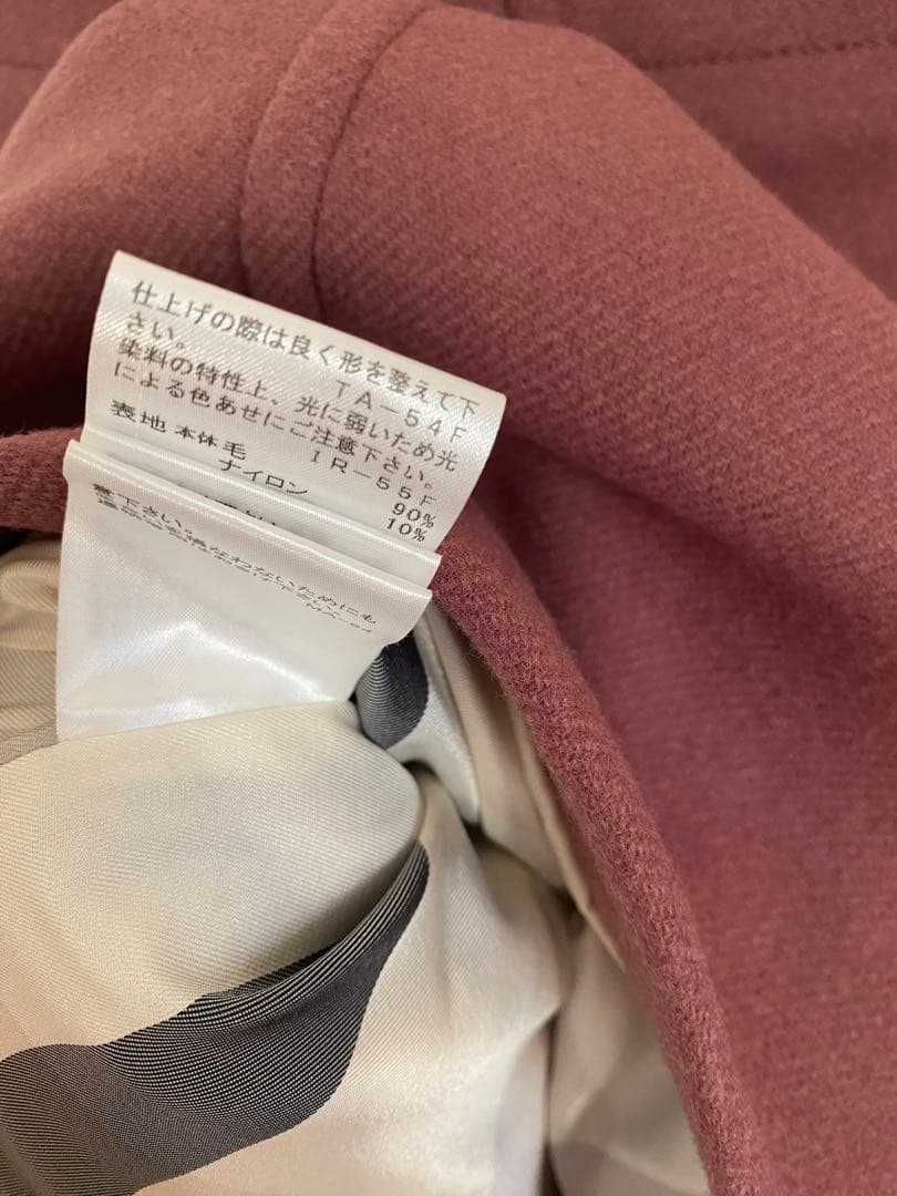 ブルーレーベルクレストブリッジ ダッフルコート ピンク40