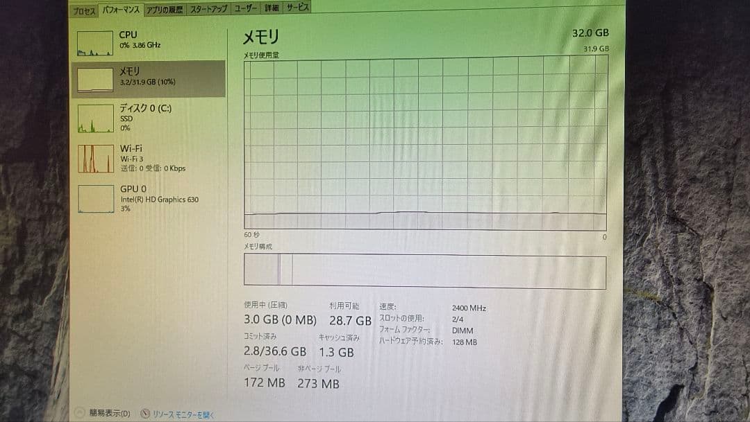 DDR4 16GBx2枚 32GB 動作確認済み ③