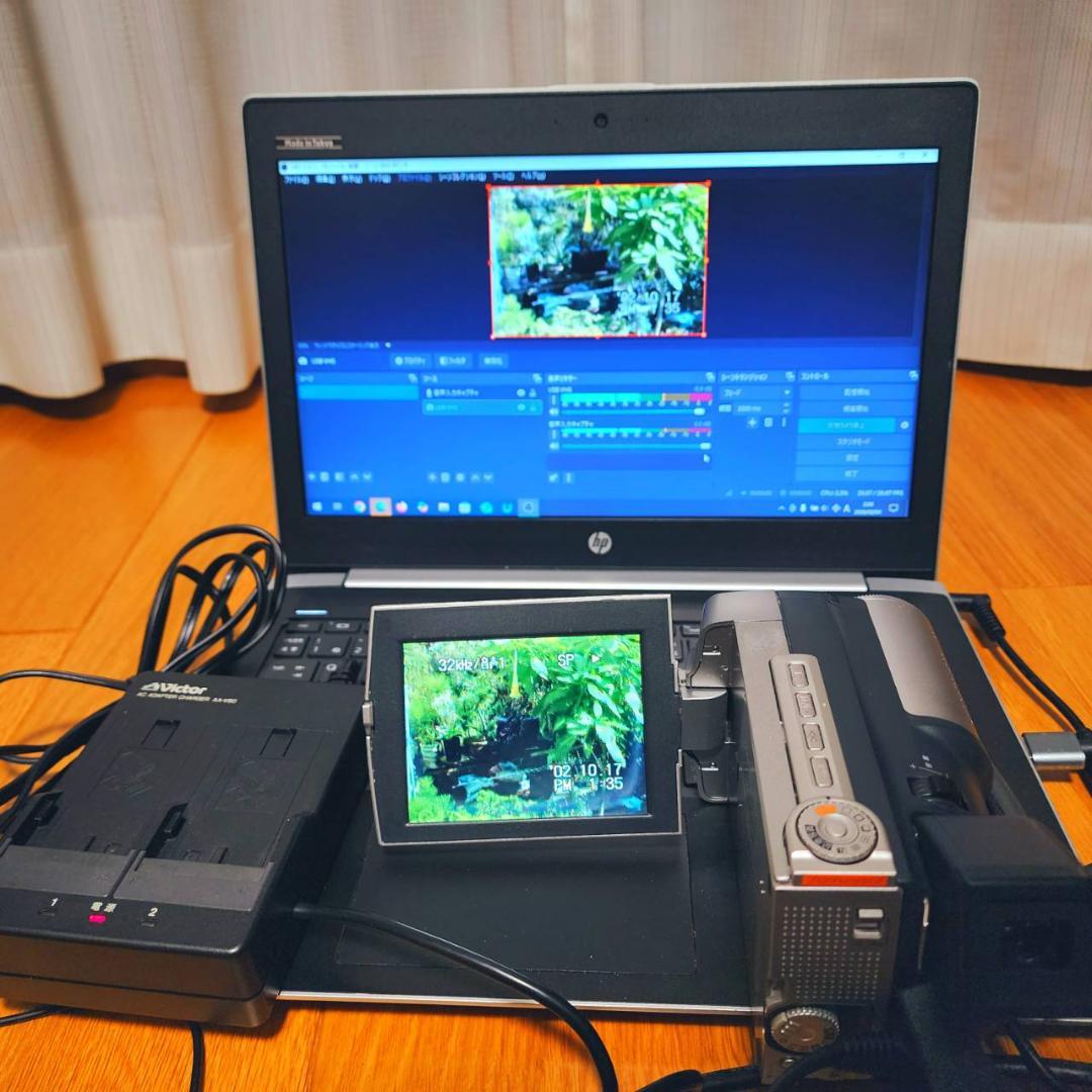 【動作確認済】希少 Victor MiniDV 高画質 ビデオカメラ セット