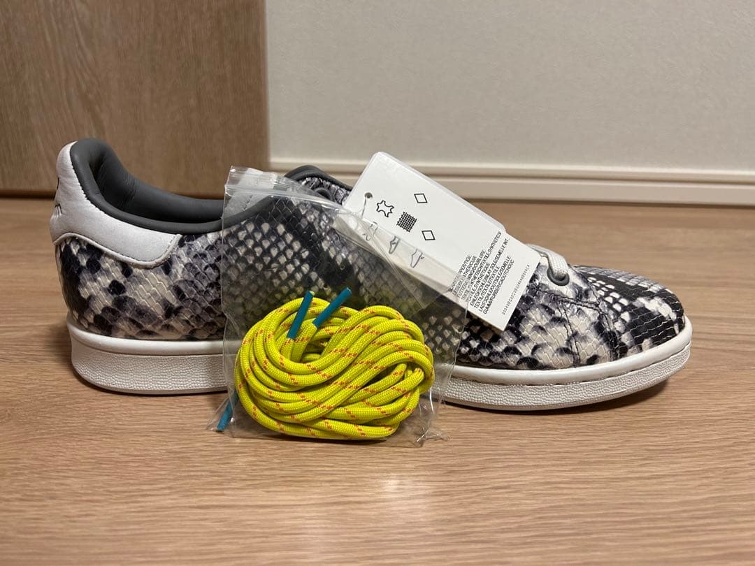 アディダス スタンスミス パイソン EH0151 26.5cm 新品 替え紐あり