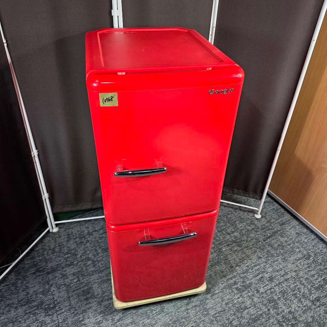 10768送料無料！レトロデザイン！eangle 2ドア 冷蔵庫