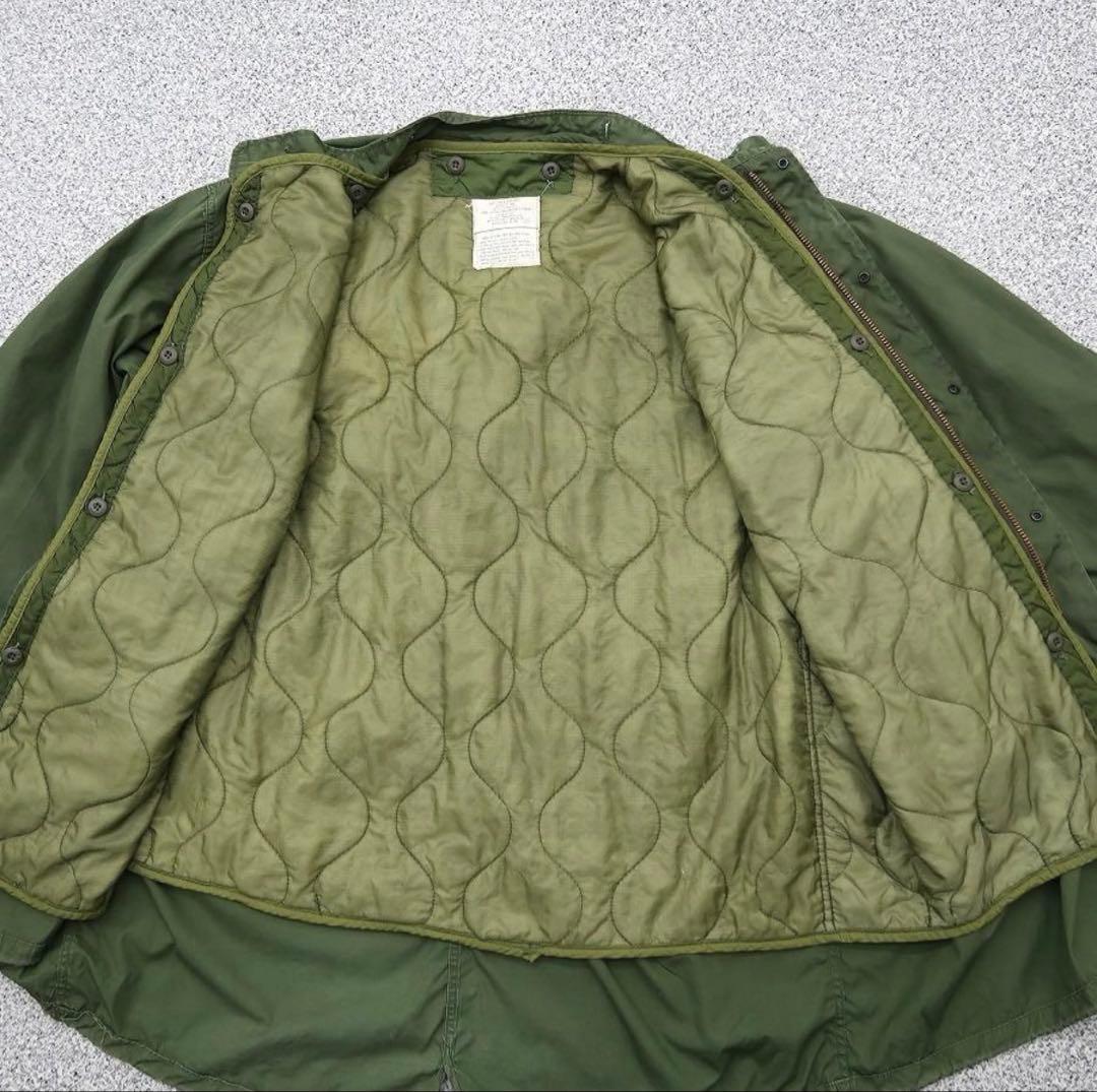 程度良好 L 1983年 米軍実物 M-65 モッズコート ライナー付き