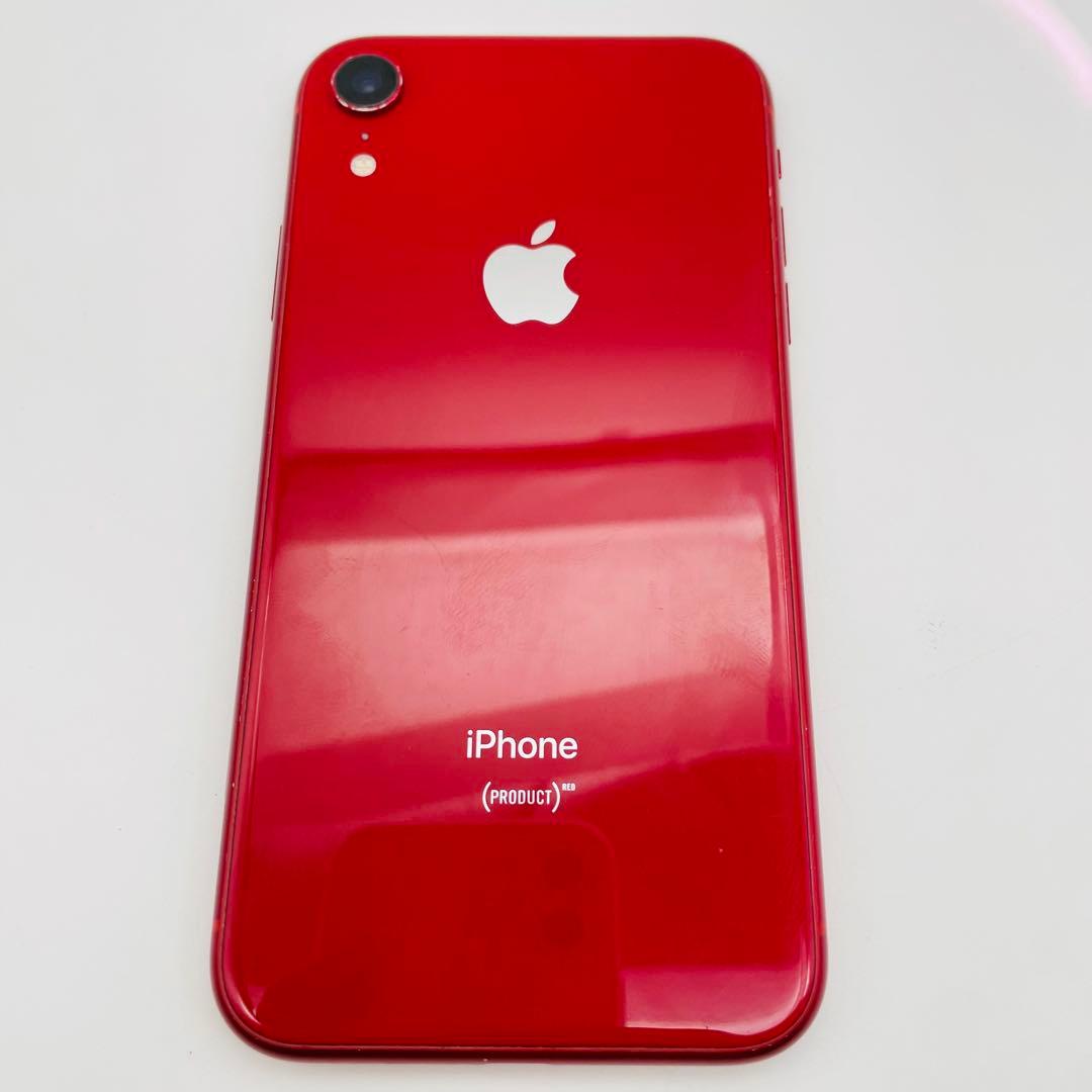 iPhone XR 64GB レッド SIMフリー バッテリー新品交換済み