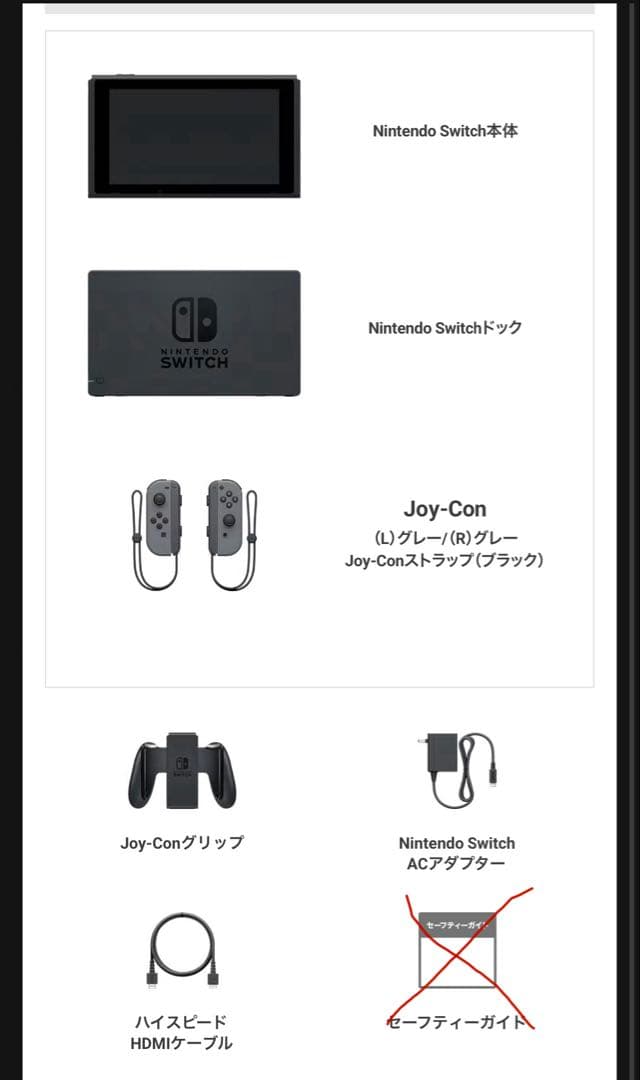 Nintendo Switch ニンテンドースイッチ 任天堂　グレー　本体