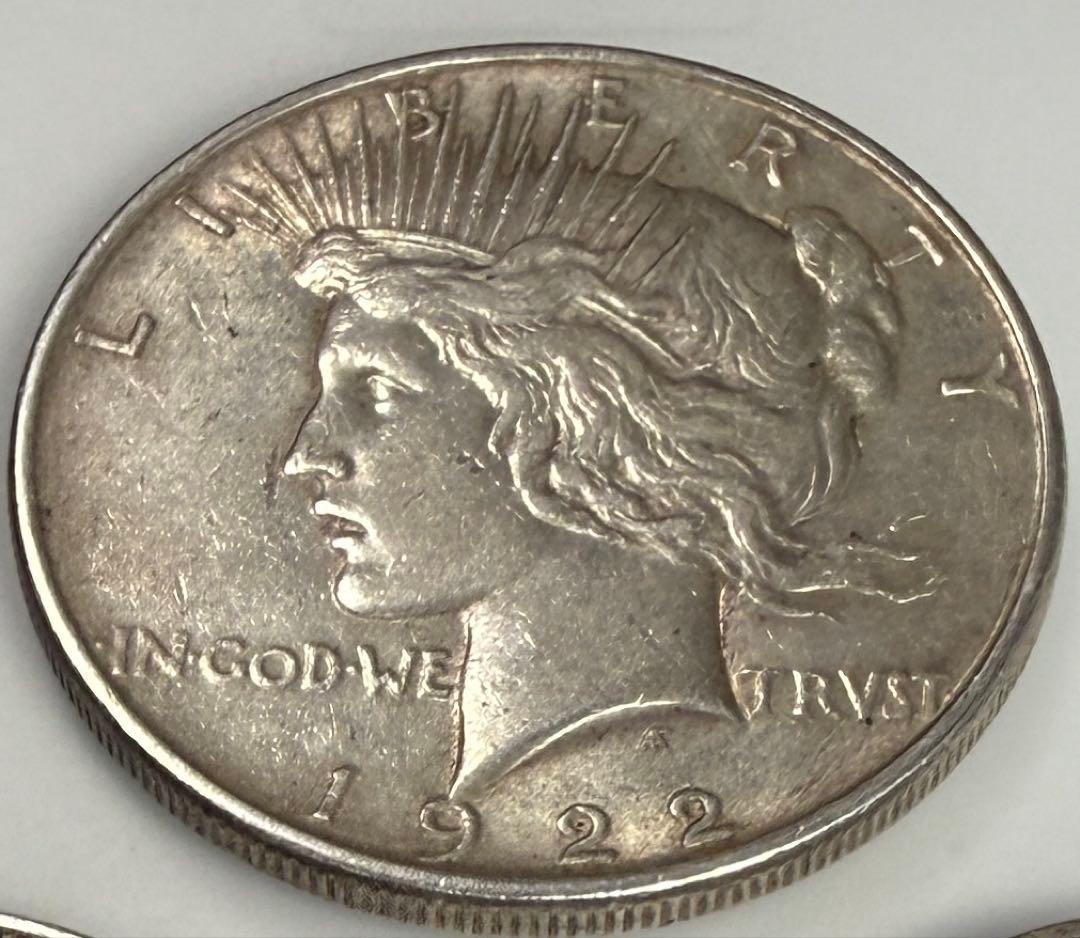 [本物] ピースダラー　銀貨