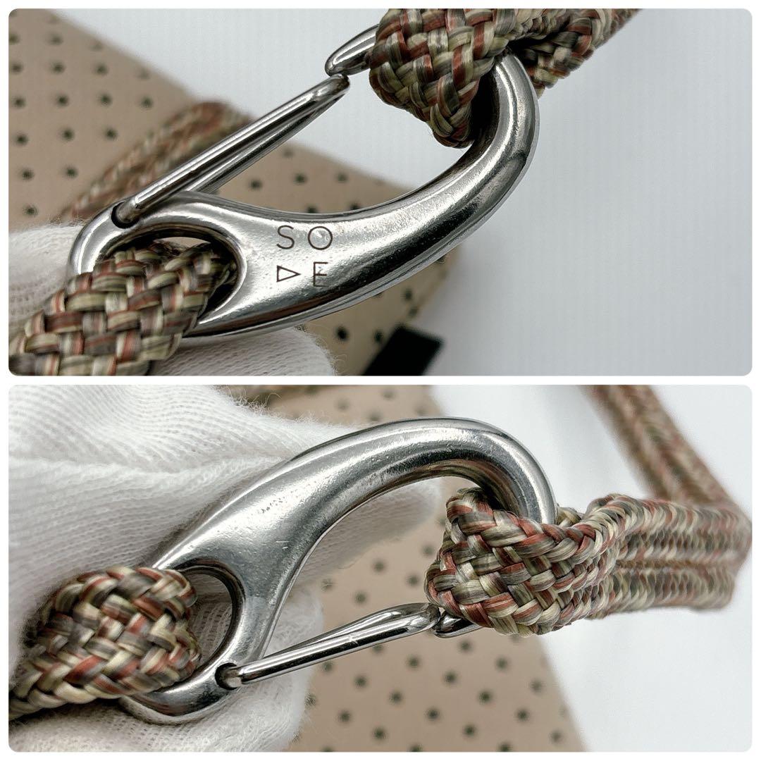 ステイトオブエスケープ　コンパスベルトバッグ ボディバッグ　ベージュ