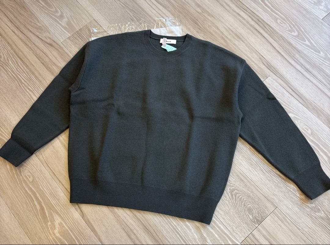 エブール ebureソフトスムースニット クルーネックプルオーバ◆39,600円