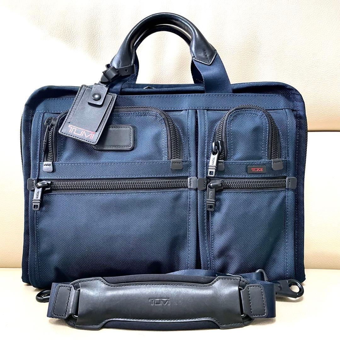 TUMI SHIPS 別注26108 NVS ALPHA ブリーフ 美品