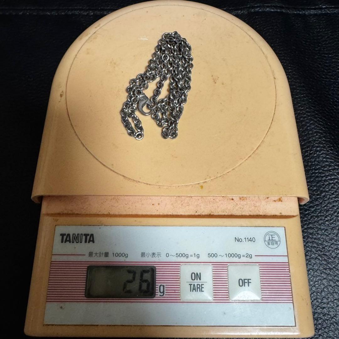 クロムハーツ NEチェーン24インチ ラージクロスwithベイル 正規品