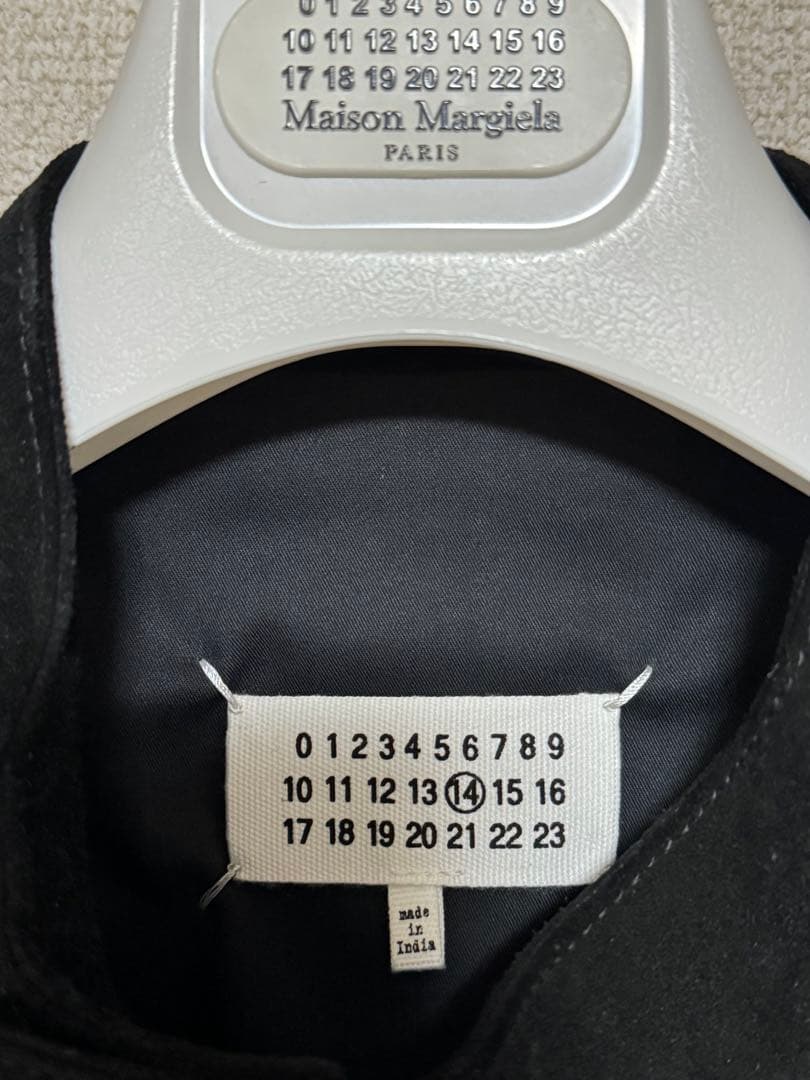 Maison Margiela 18ss ハの字 レザーライダースジャケット