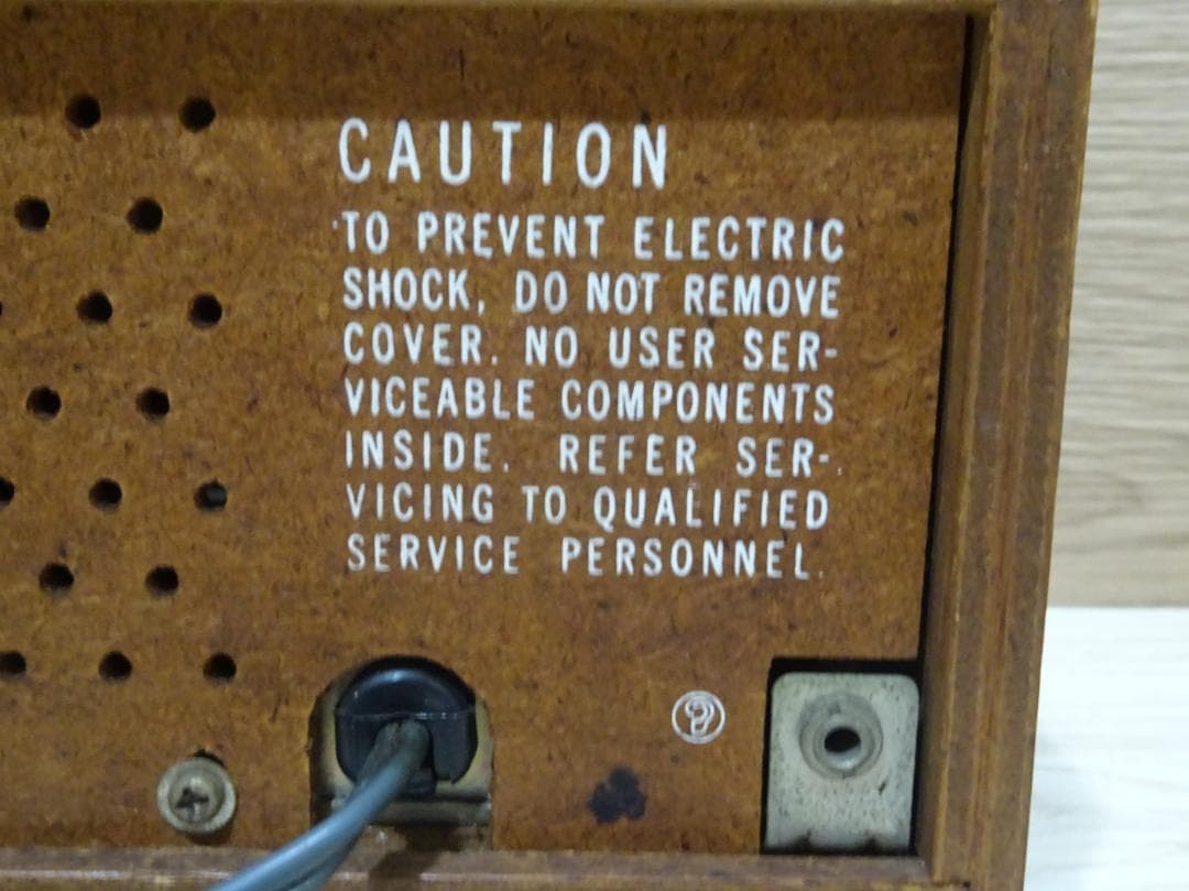 昭和レトロ SONY クロックラジオ 8RC-49 西日本仕様 時計 クラシック