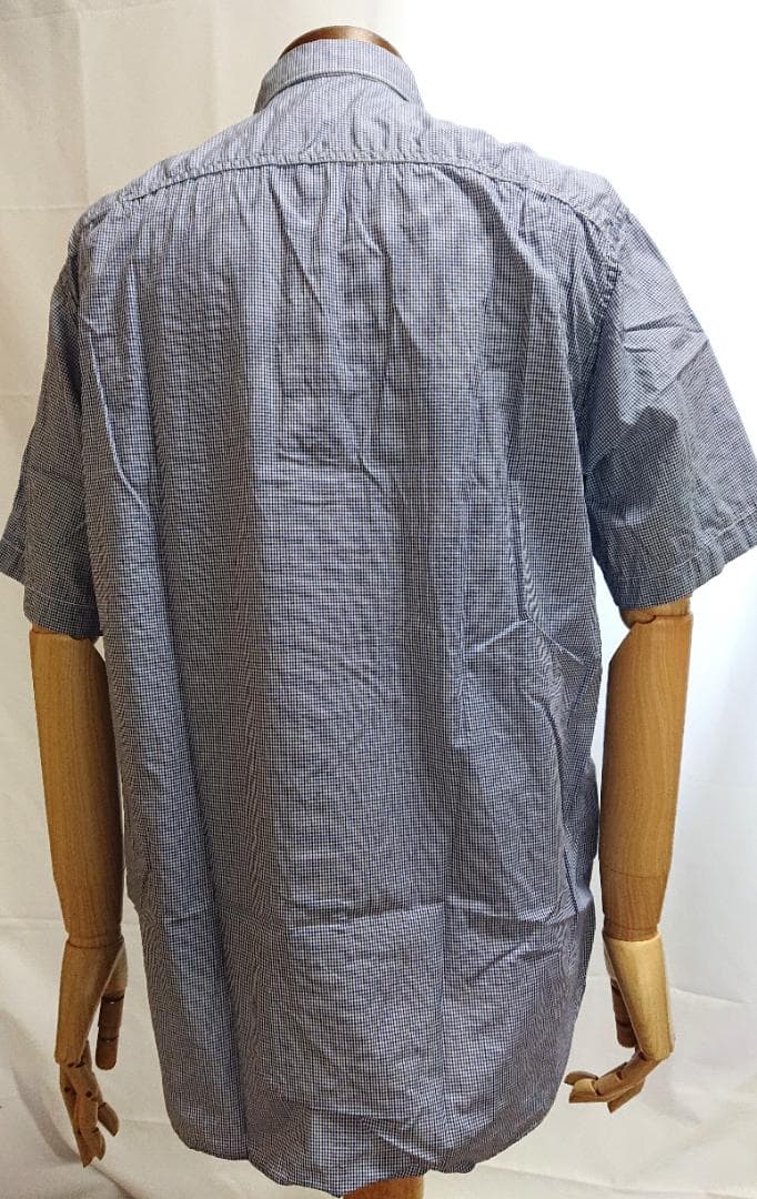 COMME des GARCONS HOMME 　ブルー半袖シャツＭサイズ