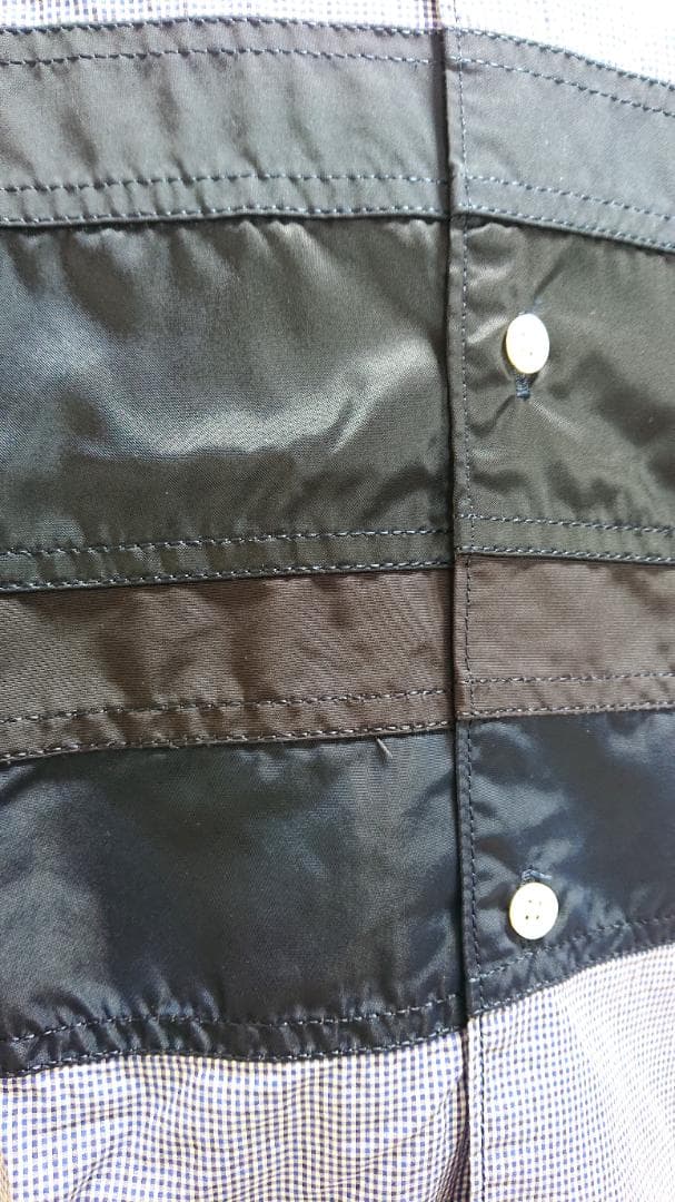 COMME des GARCONS HOMME 　ブルー半袖シャツＭサイズ