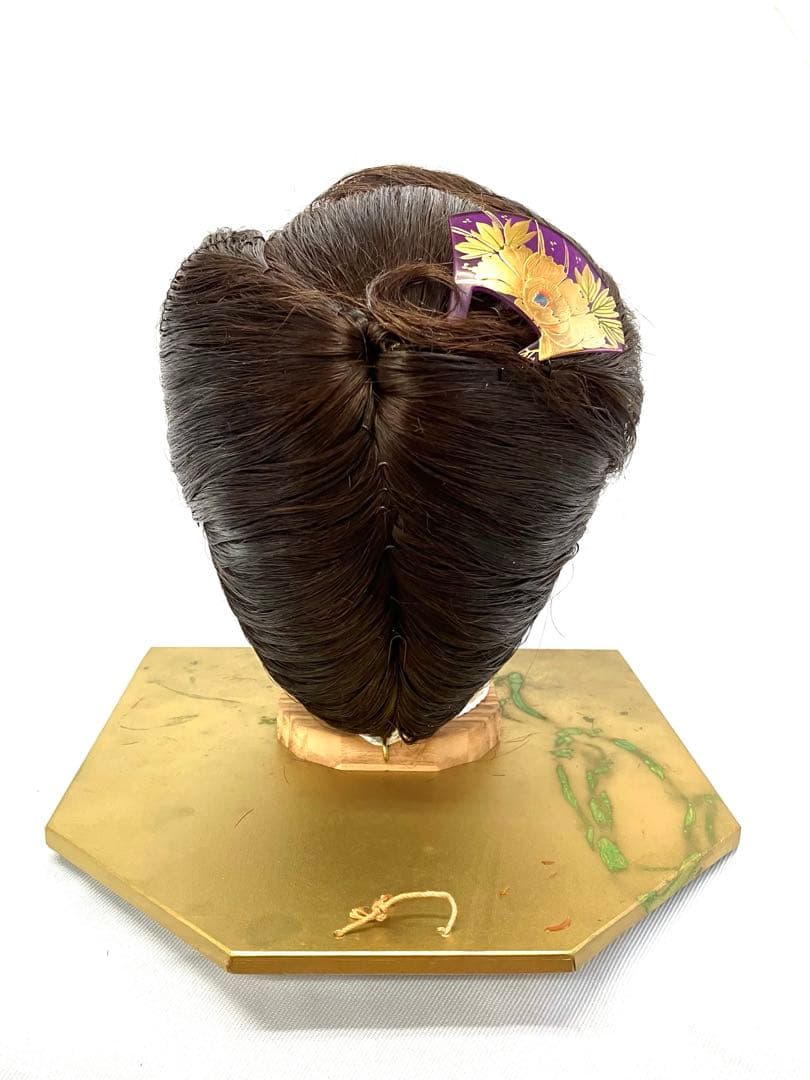 抱き合わせ、中サイズ(編み無しタイプ)中古舞踊かつら、大衆演劇かつ、日本髪かつら