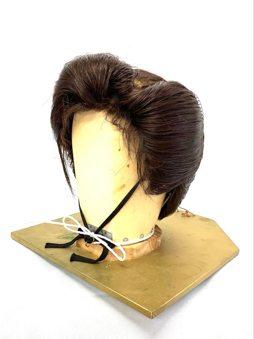 抱き合わせ、中サイズ(編み無しタイプ)中古舞踊かつら、大衆演劇かつ、日本髪かつら