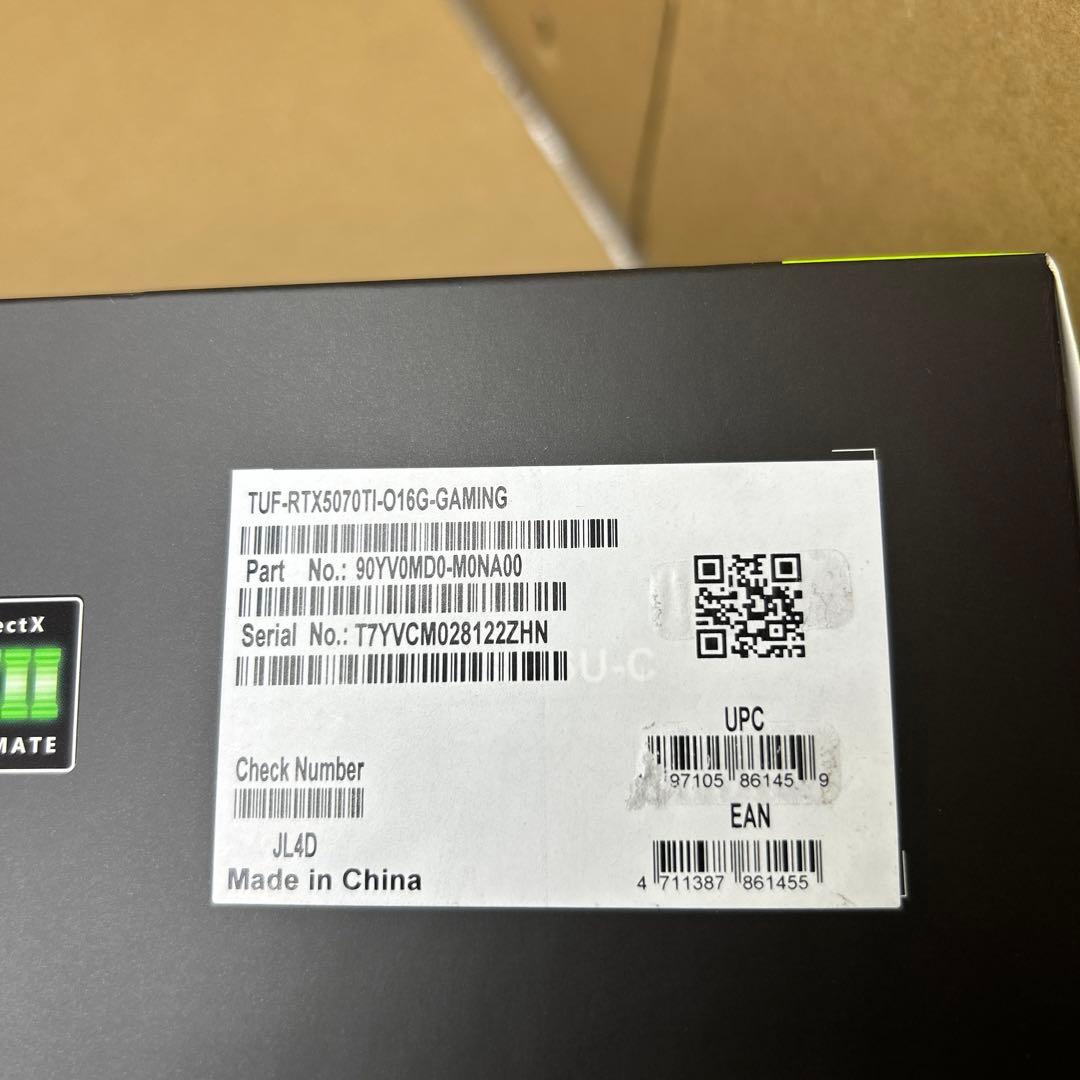 グラフィックボード・グラボ・ビデオカード ASUS TUF Gaming GeForce RTX 5070 Ti 16GB