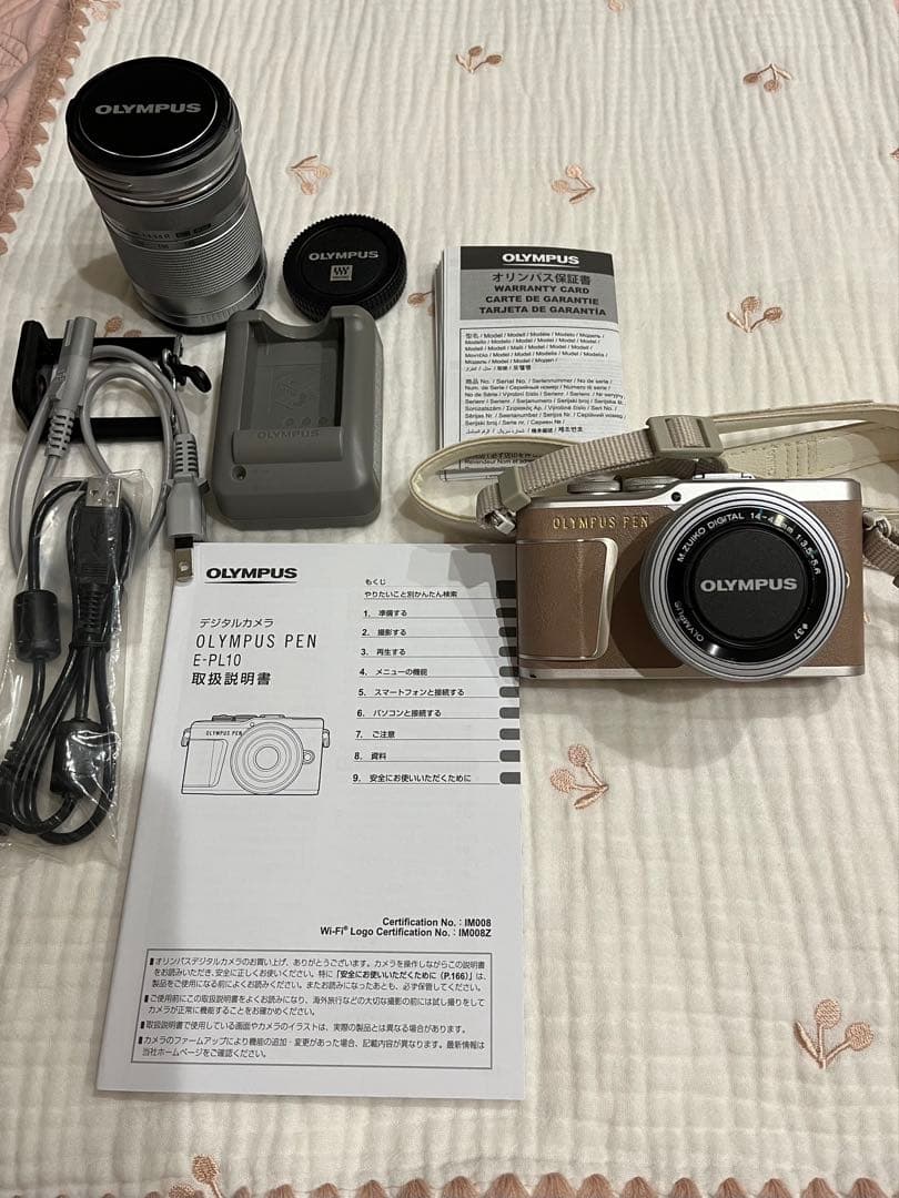 【ha】OLYMPUS PEN E-PL10 オリンパス ブラウン