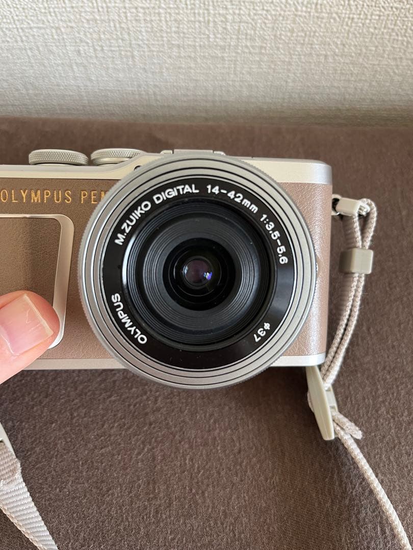 【ha】OLYMPUS PEN E-PL10 オリンパス ブラウン