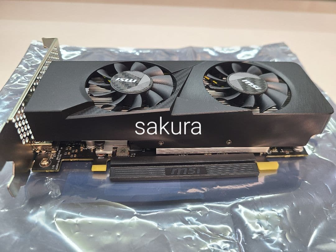 動作OK美品 MSI GeForce RTX 3050 LP 6g ロープロ対応