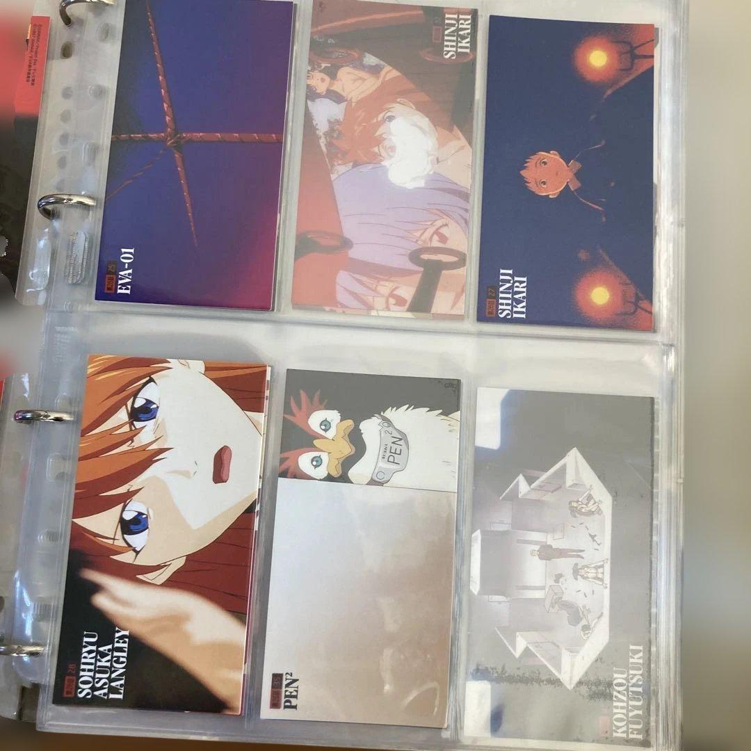 エヴァ カードダスマスターズ ワイド オフィシャル カード バインダー　他