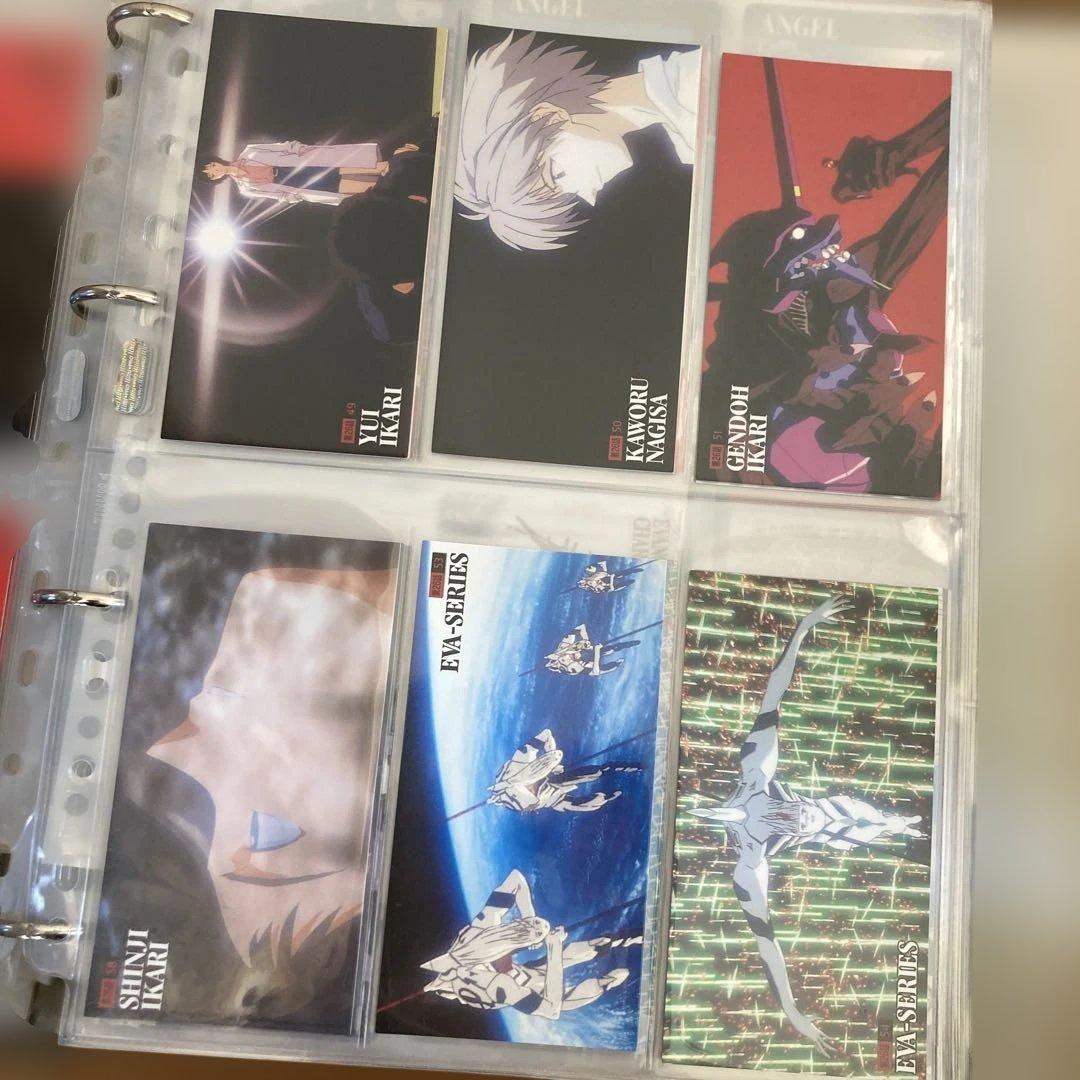 エヴァ カードダスマスターズ ワイド オフィシャル カード バインダー　他