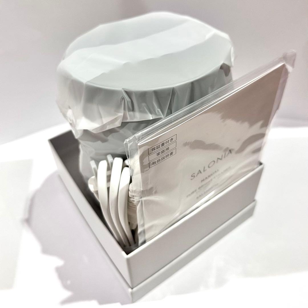 【SALONIA】ピュアブライトスチーマー フェイススチーマー ミスト 美容