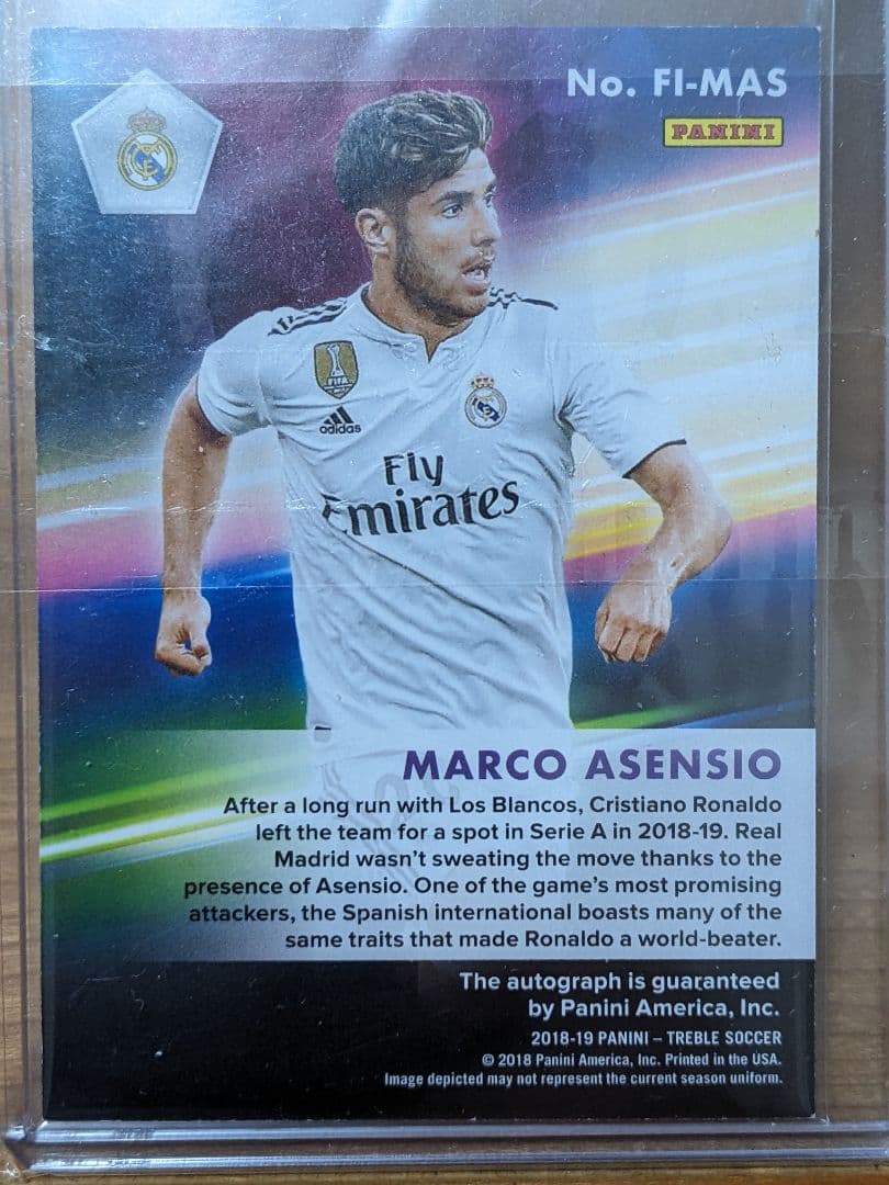 Marco Asensio PANINI 自筆 auto 25シリ アセンシオ