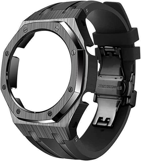 GA-2100 GA-2110 第四世代ベゼル&ベルト カスタム パーツ 黒＆黒