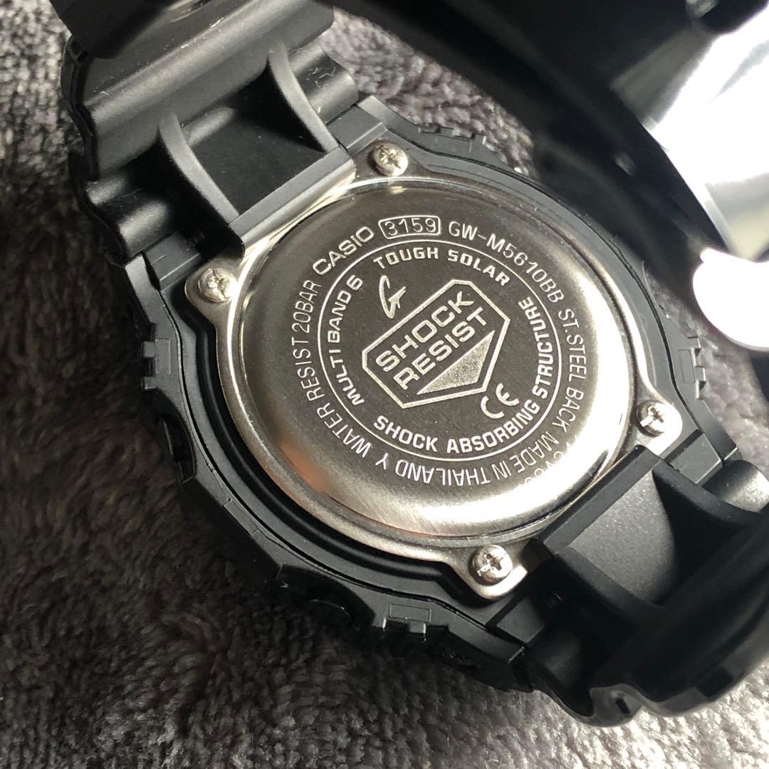 電波ソーラー＆オールブラック［良品］GW-M5610BB G-SHOCK