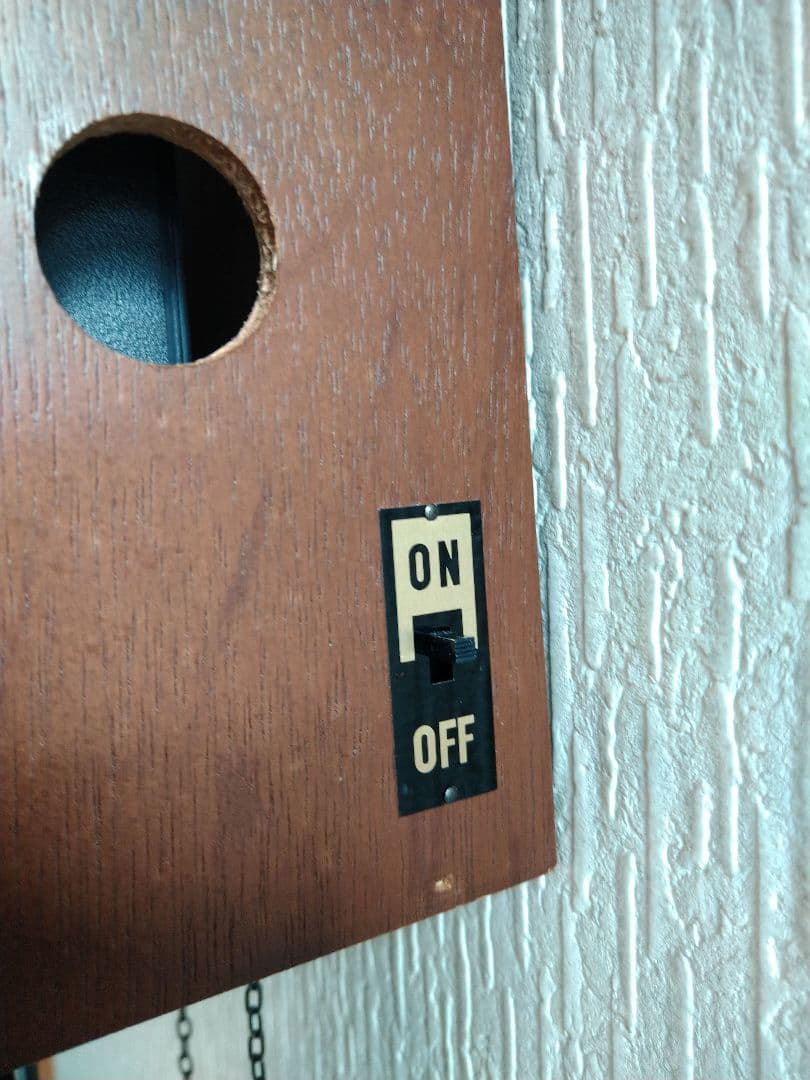 RHYTHM　鳩時計　カッコーメルビル　木製 掛時計