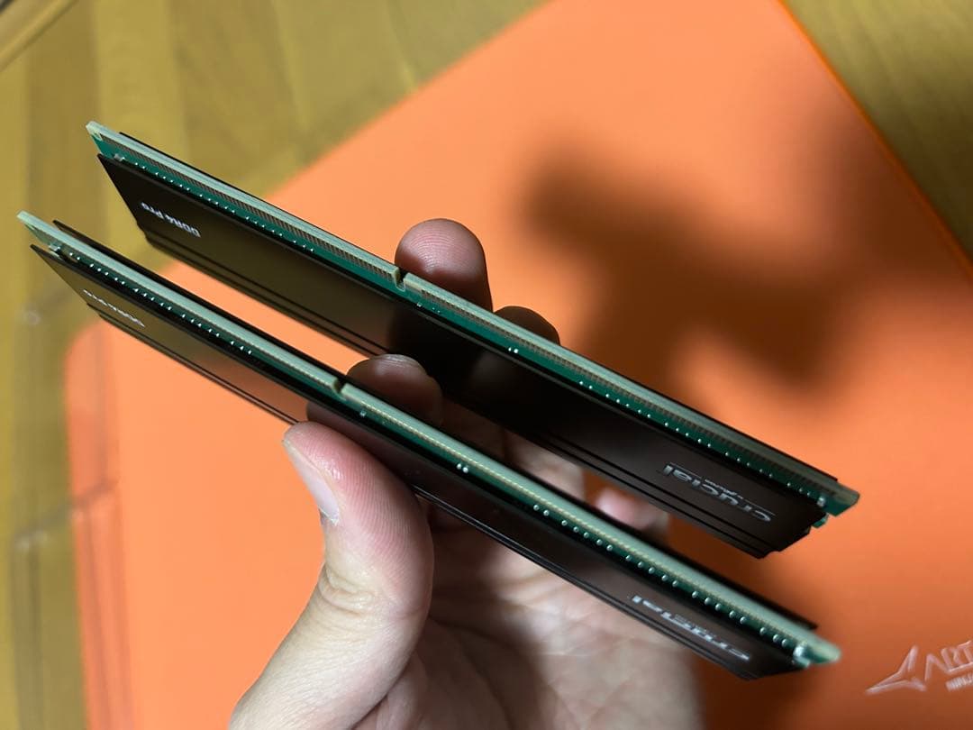 crucial DDR4-3200 CL22 32GB （16GB×2枚）メモリ